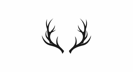 Deer antler ilustration logo vector template   © NINDYA