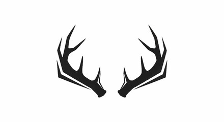 Deer antler ilustration logo vector template   © NINDYA