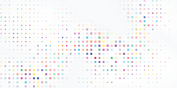 Colorful fun polkat simple of randomus effect. Wallpaper waves dot. Comic style. Mesh presentation design. Vector illustration