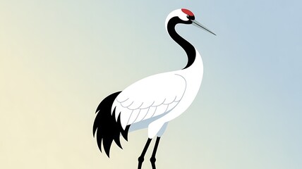 Fototapeta premium crowned crane in the zoo