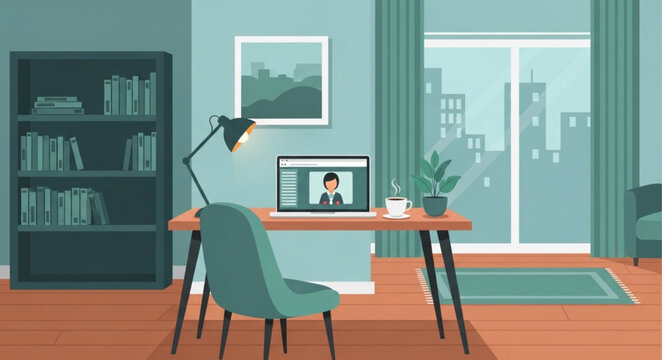 modern office room