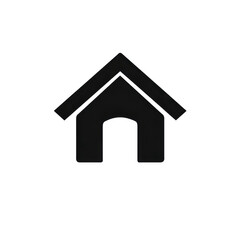 Obraz premium Dog house icon isolated animal shelter home design