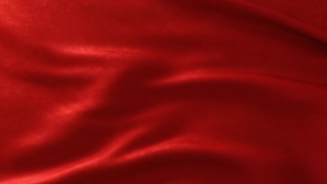 Close-up of red fabric texture.