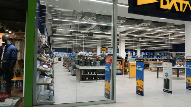 Olomouc, Czechia - March 12, 2026: Datart retail electronics store at shopping center Galerie Santovka at Olomouc, Czechia