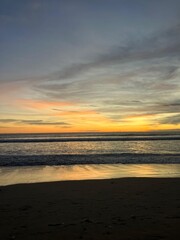 Fototapeta premium sunset on the beach bali