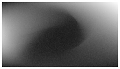 Monochrome mesh gradient wave background with grain texture and glow © Rahima
