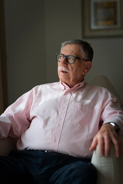 Smiling active senior man portrait