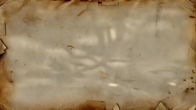 Old vintage paper texture background with distressed stains and burnt edges, ideal for a historical document concept or retro graphic design