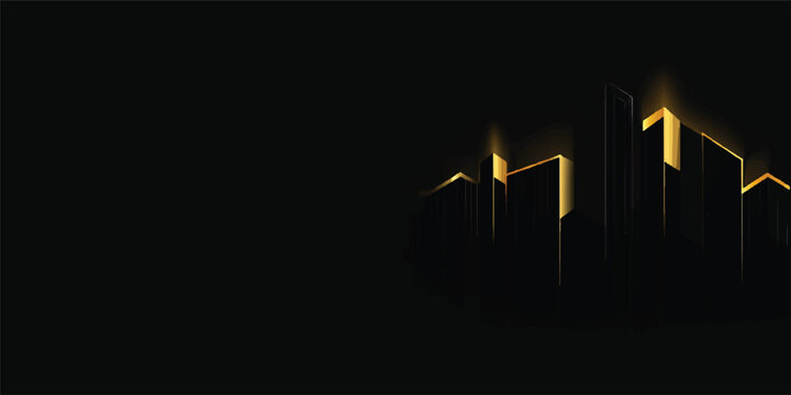 Abstract neon lightning 3d wave and audio equalizer graph lines glowing on a black background as a symbol of music technology and electricity