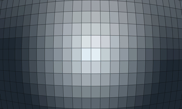 Abstract grid of gray squares with light gradient and subtle distortion