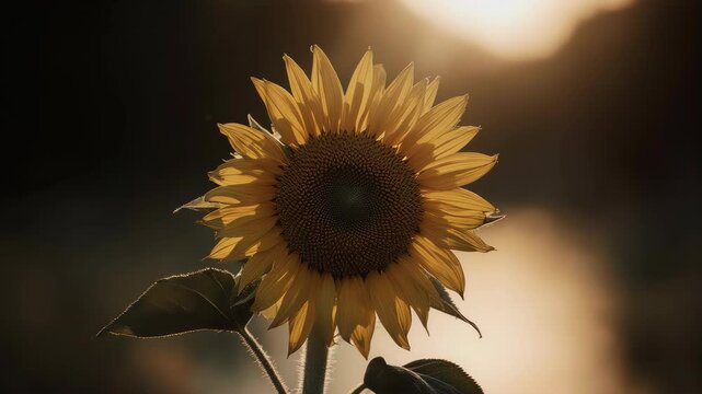 sunflower in a garden