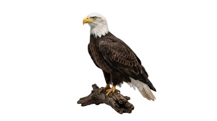 bald eagle isolated on white © Mdlina