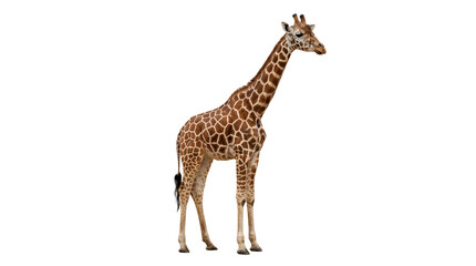 giraffe on white background © Mdlina