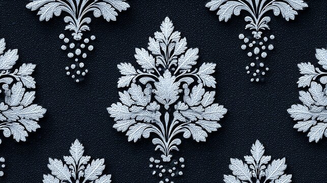Minimal seamless abstract floral micro pattern for fabric and print wallpapers​