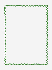 Hand drawn decorative frames and borders set in doodle style, simple abstract outlines for invitations, cards, and design templates © bosotochka