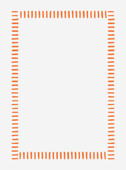 Hand drawn decorative frames and borders set in doodle style, simple abstract outlines for invitations, cards, and design templates © bosotochka