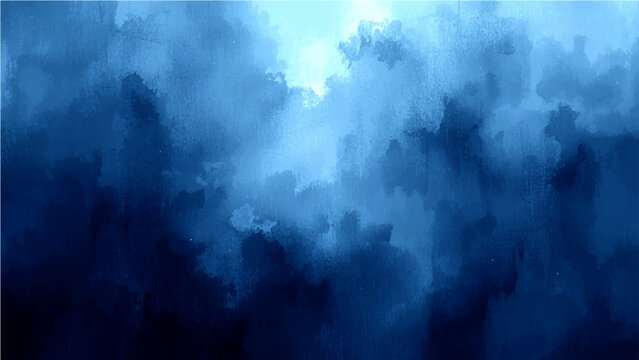 Vector A mesmerizing abstract representation of atmospheric density, displaying a spectrum of moody blue hues that evoke contemplation and serenity.