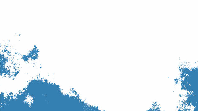 Vector Abstract brushstrokes of cerulean hues cascade across the frame. This artistic representation evokes a sense of fluid movement and textured depth, perfect for contemporary design needs.