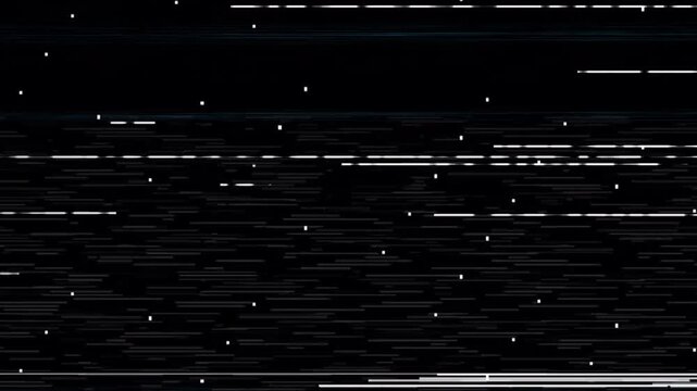 VHS Static Noise Texture with Digital Glitch Overlay Effect