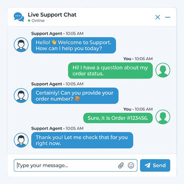 Live Support Chat Customer Support Chat With Chat Window