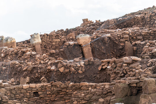 Karahan Tepe Neolithic archaeological site in Sanliurfa, Turkiye