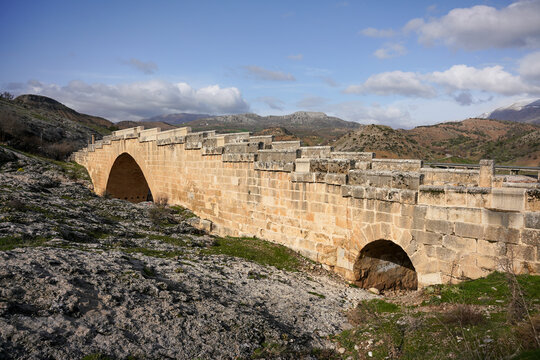 Cendere, Severan Bridge in Adiyaman, Turkiye