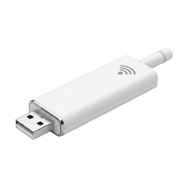 Wireless usb adapter isolated on transparent background isolated on transparent background