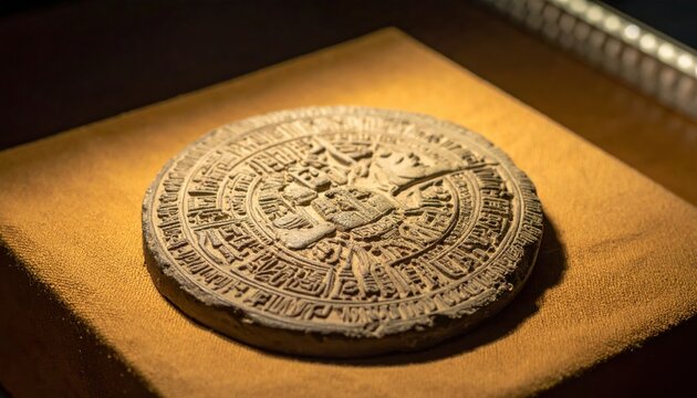 Fragmented Ancient Sumerian Clay Tablet Displaying Detailed Relief Impression and Inscriptions