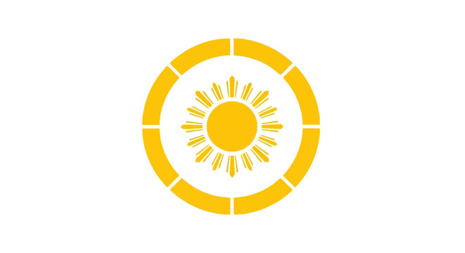 Sun Icon Symbol Energy Logo.