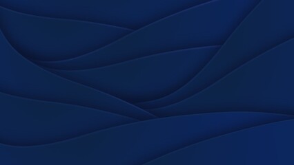 Obraz premium Dark blue waves. Abstract background