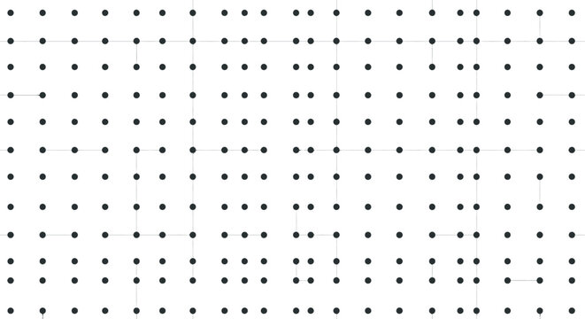 Seamless vector illustration of a geometric polka dot pattern featuring a set of vintage numbers and colorful circles on a retro tile texture for fabric design or wallpaper backdrop