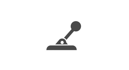 Black joystick on a base. © Achmad Rahayudin