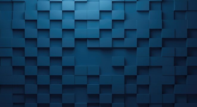 Conceptual image showing a strict pattern of repeating geometric shapes with one noticeable void or blank space disrupting the uniform sequence and flow, missing, empty, conceptual