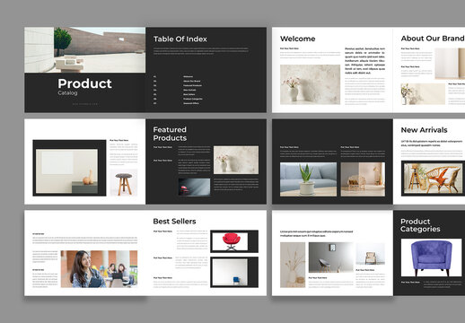 Product Catalogue Template Design