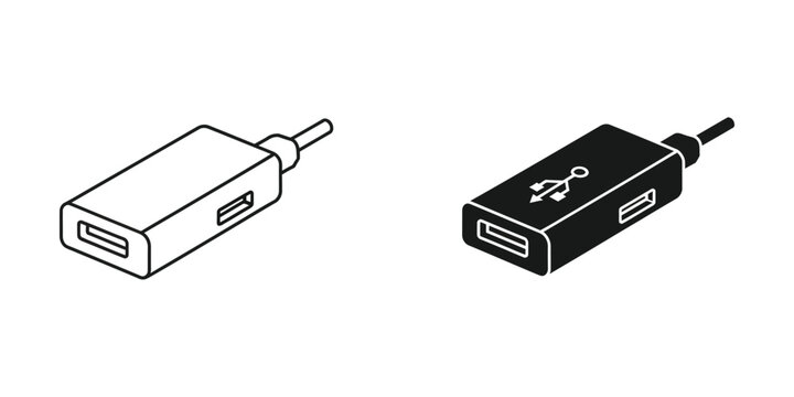 Comparison of usb male to female and usb male to male adapters
