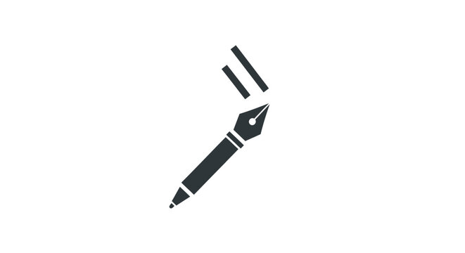 Ink pen nib writing instrument.