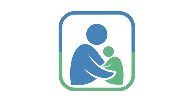 Adult holding a small person.