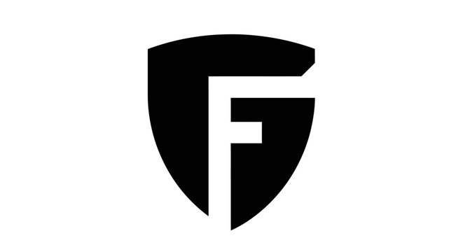Shield logo with letter F.