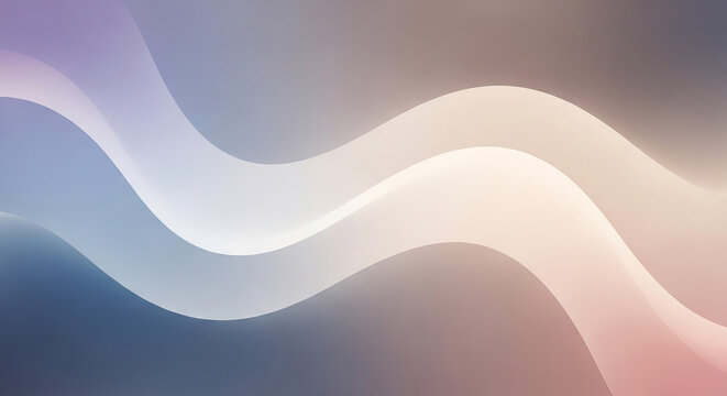 Abstract Fluid Gradient Waves Background - Soft Pastel Colors