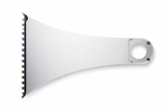 Accessory saw blade for oscillating multi tools on a white background