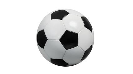 Naklejka premium Classic black and white soccer ball