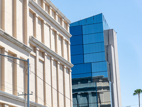 edificio, arquitectura, lentes, despacho, agiotaje, ciudad, cielo, azul, exterior, urbana, rascacielos, cristaleras, construcci&oacute;n, fachada, alto, bloque de oficinas, muro, torre, casa, acero
