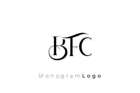 BFC Elegant Monogram Logo Design With Decorative Lettering