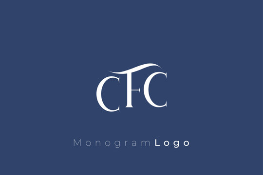 DFC Elegant Monogram Logo Design With Decorative Lettering