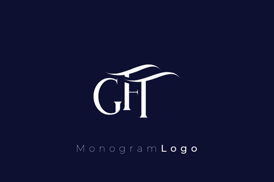 GFT Elegant Monogram Logo Design With Decorative Lettering