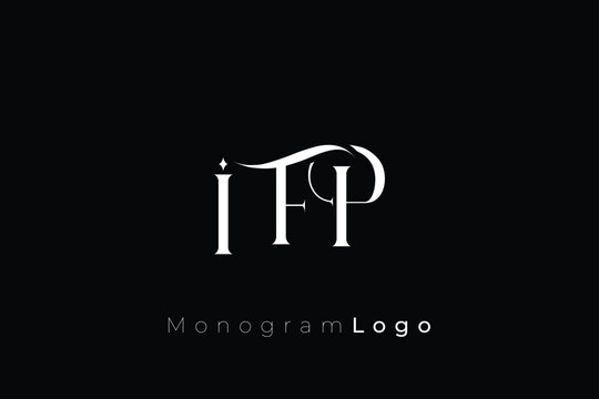 IFP Elegant Monogram Logo Design With Decorative Lettering