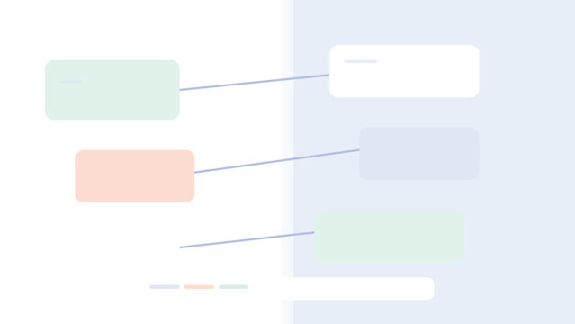 Premium SaaS dashboard background with center split layout, offset UI panels, soft pastel admin interface and modern clean system design