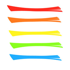 Fototapeta premium Dynamic Speed Lines - Minimalist Colorful Motion Strokes