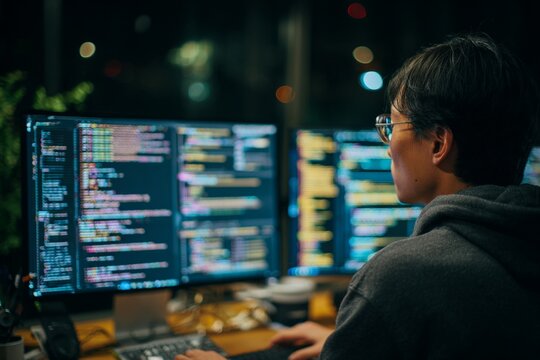 Southeast Asian Developer Configuring AI Agent Tools in JSON