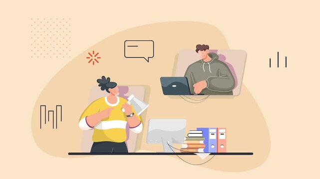 Entrepreneurship and Innovation -  Transforming a concept to Viable Business as a Team  - Animated Illustration as MP4 File